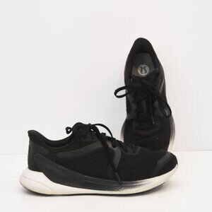 Lululemon Women's Blissfeel Running Shoe Black/Black/White Sneaker 9.5